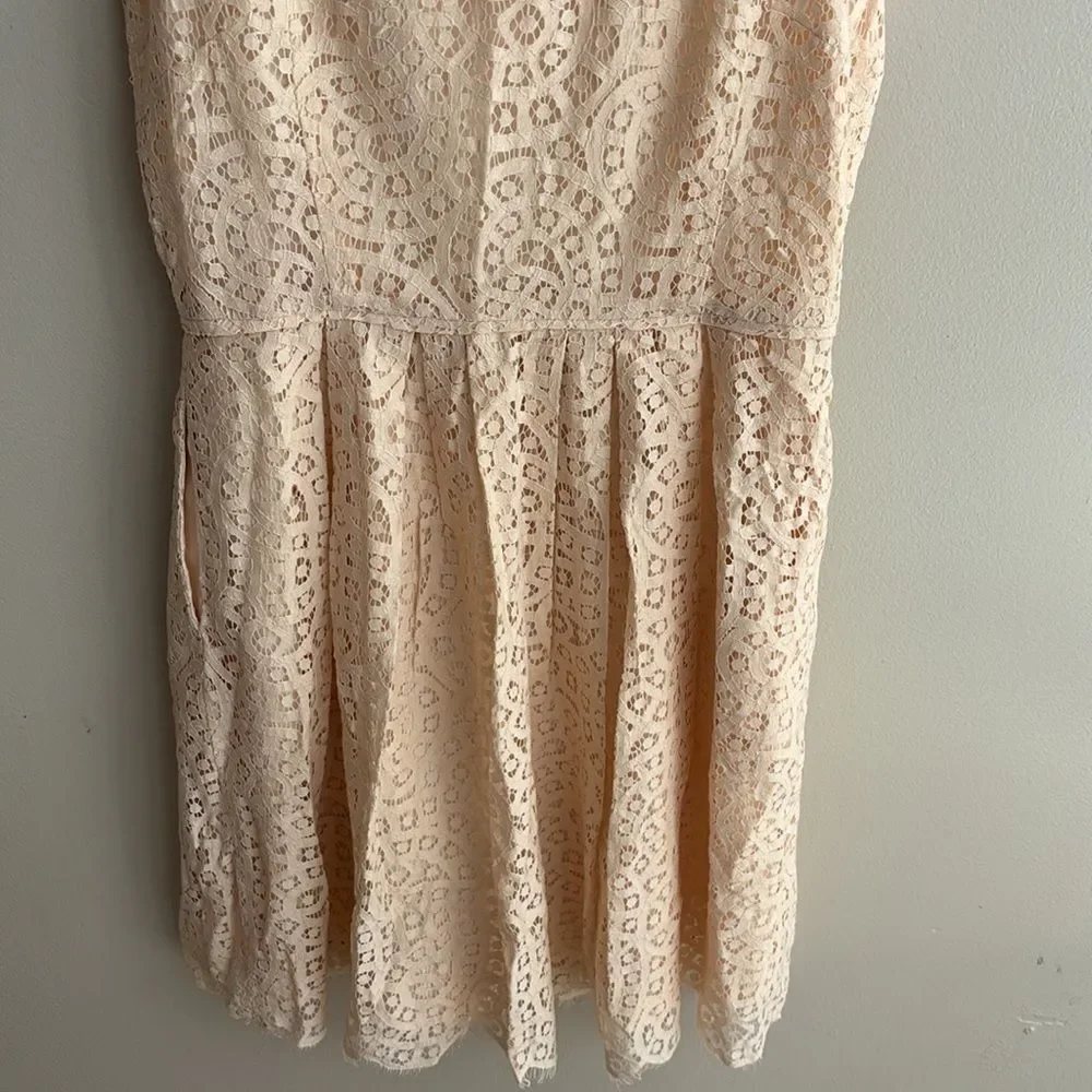 J. Crew Cream Lace Dress size 8